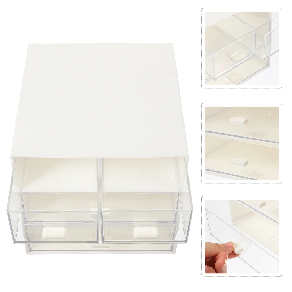 Transparent Jewelry Storage Case Jewelries Organizer Cosmetics Organizer Home Supplies