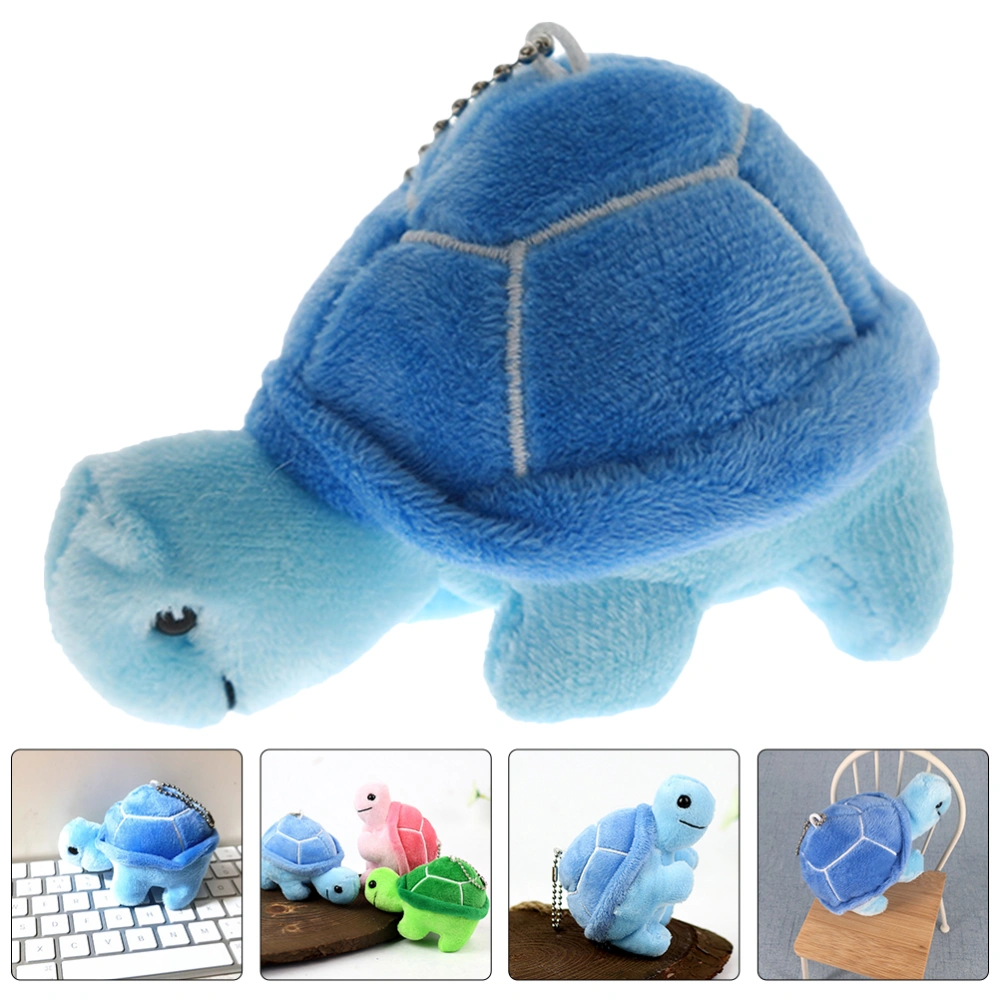 Plush Turtle Pendant Lovely Keychain Stuffed Turtle Adorn Plush Key Chain Stuffed Turtle