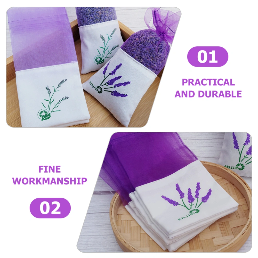 20Pcs Lavender Sachets Bag Sachet Empty Bags Gift Candy Pouch for Spice Herbs