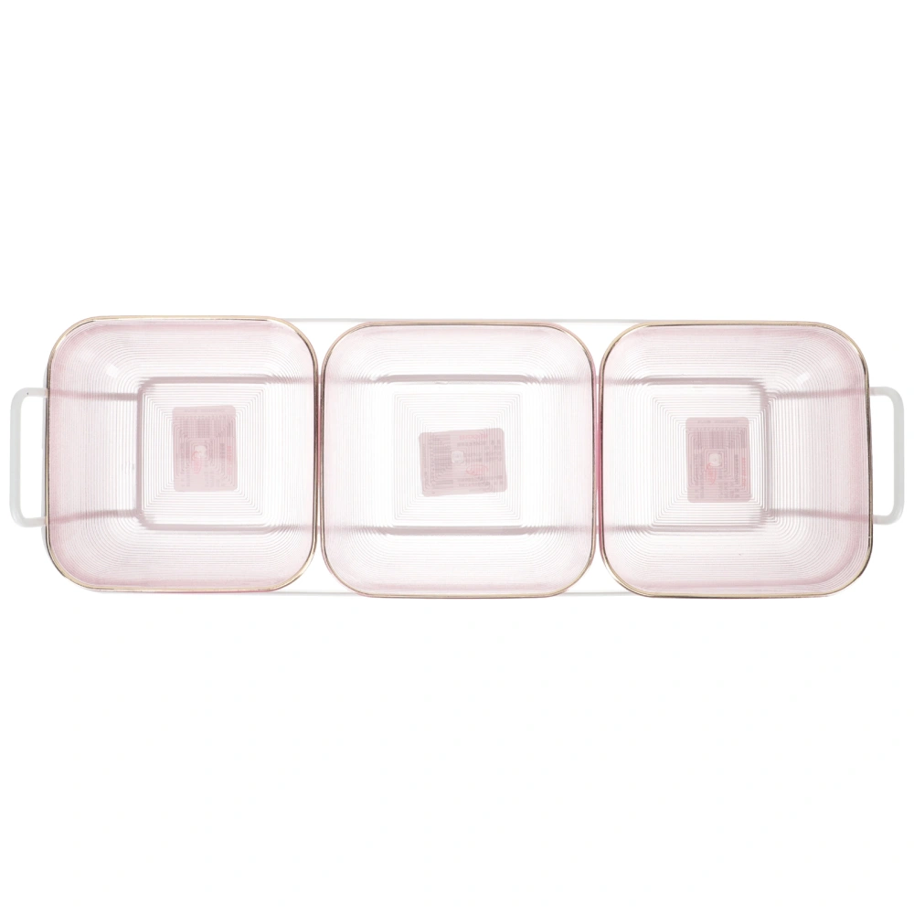 1 Set Divided Snack Holder Divided Serving Tray Food Platter and Tray Divided Serving Plates