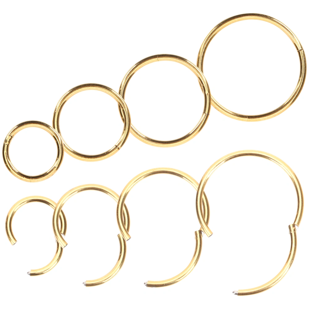 8pcs Nose Rings Hoops Nose Piercing Hoops Nose Piercings Nose Jewelries