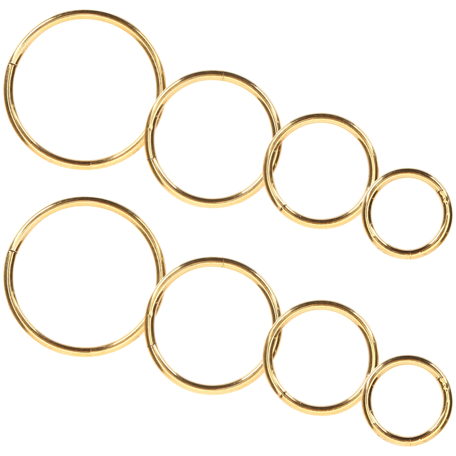 8pcs Nose Rings Hoops Nose Piercing Hoops Nose Piercings Nose Jewelries