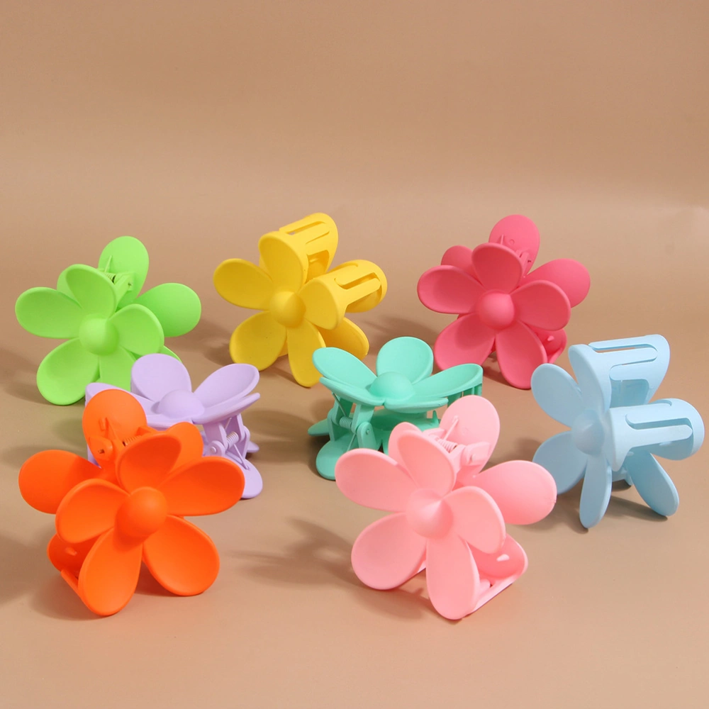 8pcs Flower Clips Flower Claw Clips Decorative Hair Clips Fashion Hair Claw Clips