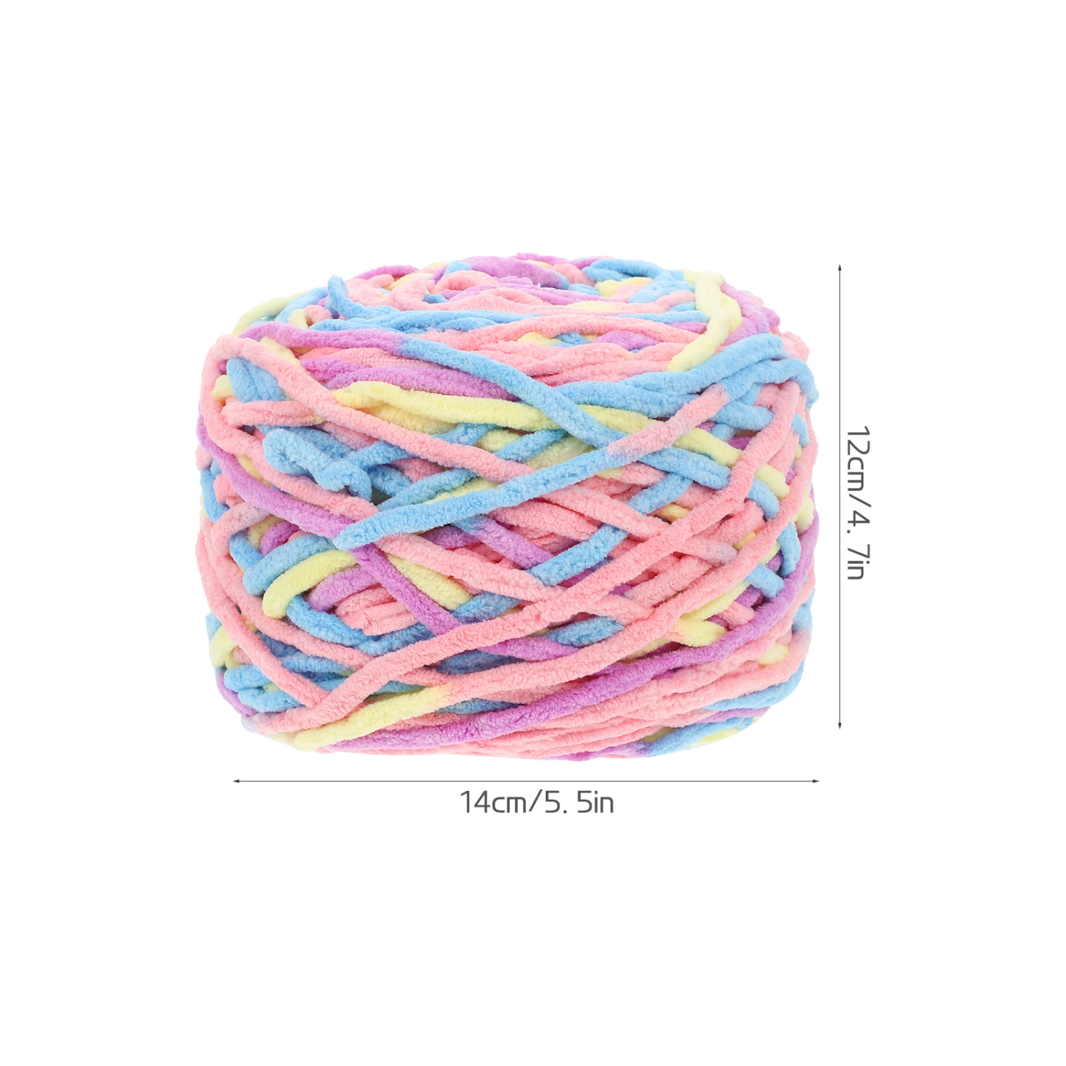 1 Roll of Household Crochet Yarn Multi-function Knitting Yarn Convenient Crocheting Yarn
