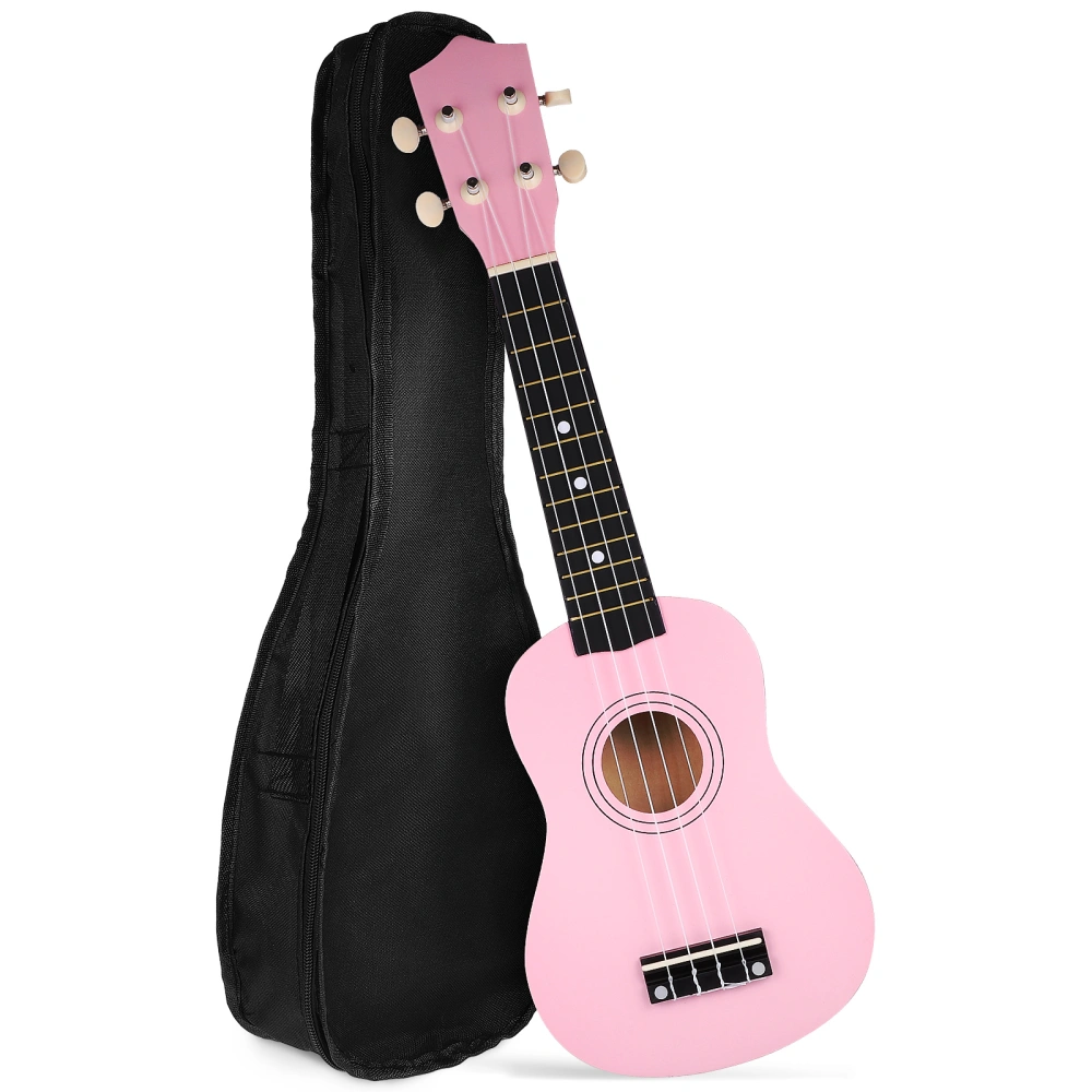 Ukulele for Beginners 21 Inch Hawaiian Ukulele Musical Instrument for Kid Adult Student with Bag Spare String and Pick