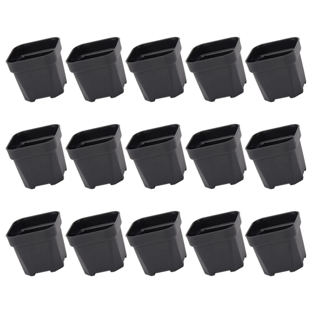 15pcs Plastic Planter Small Plant Nursery Pots Garden Plant Pots Gardening Pots