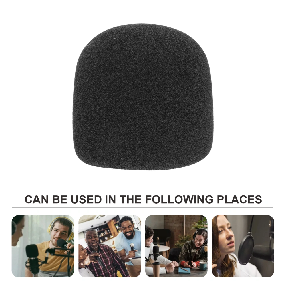 Office Home Microphone Cover Supple Sponge Mic Cover Microphone Windscreen