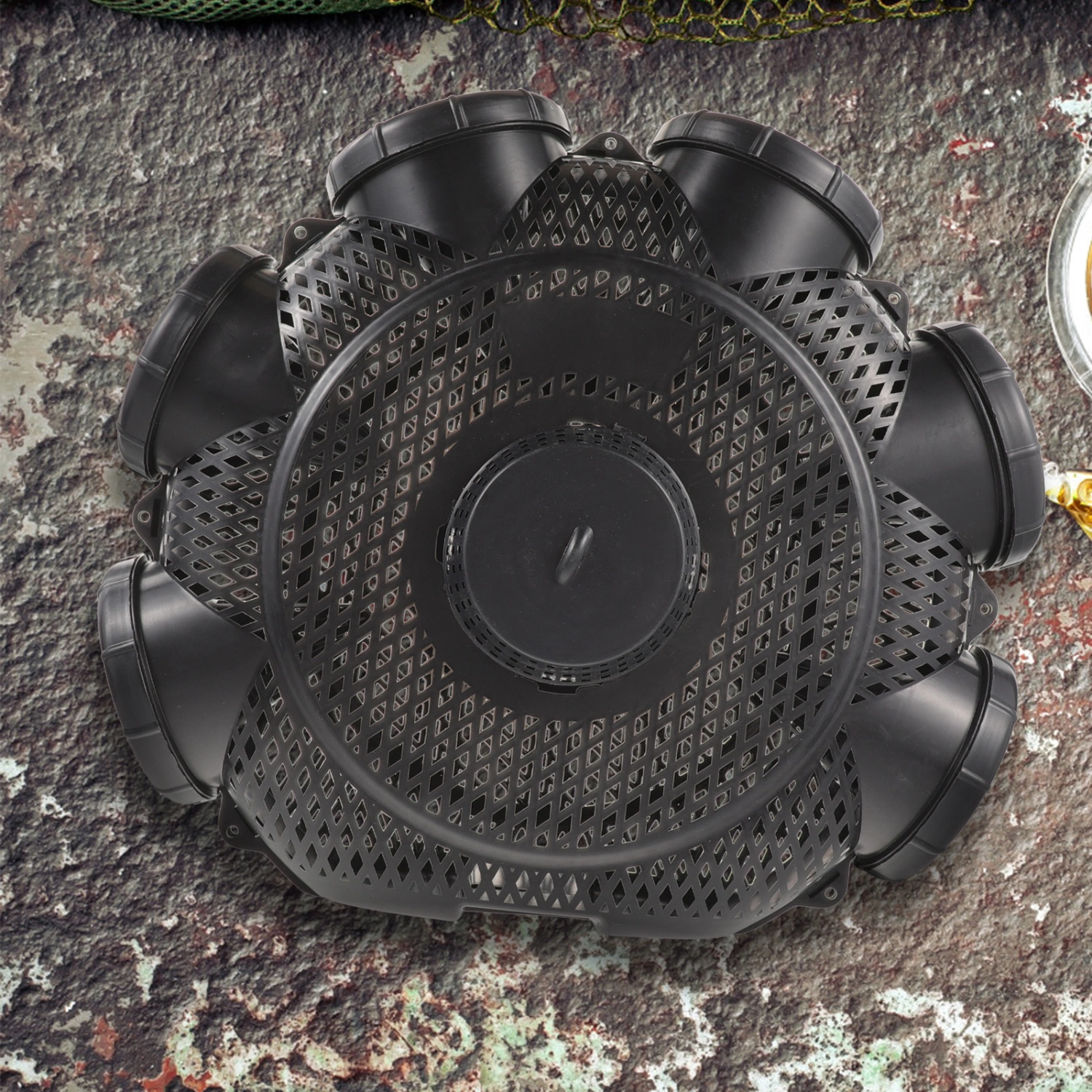 Fishing Landing Trap Portable Fishing Trap Shrimp Eel Catching Cage Crawfish Plastic Trap