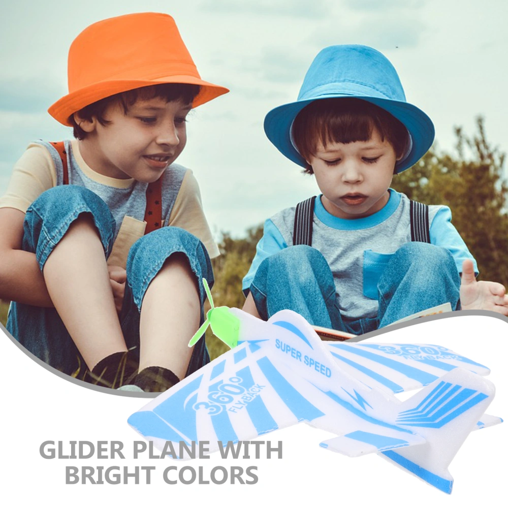 10Pcs Portable Glider Planes Creative Airplane Toys Interactive Foams Planes Creative Glider Planes