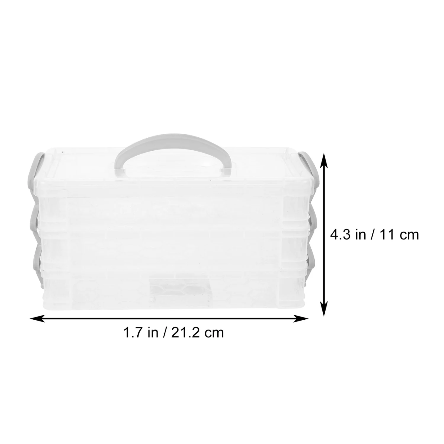 1 set of Stackable Pencil Box Pencil Container Detachable Pen Holder School Supply