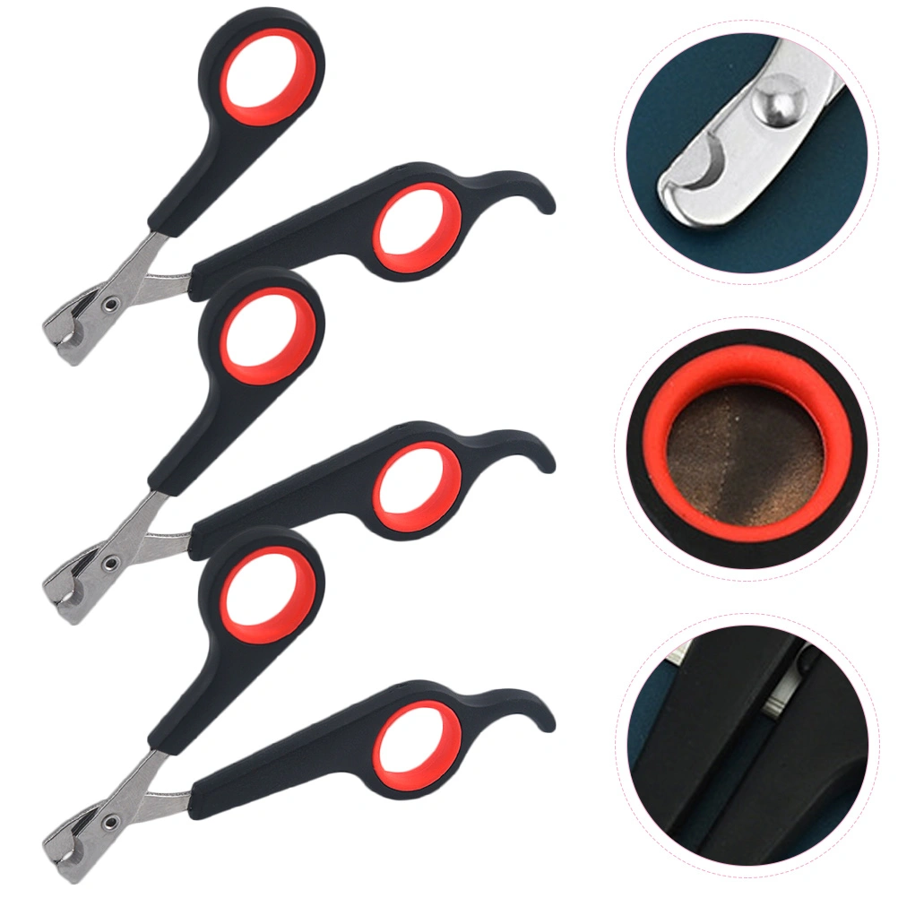 3Pcs Portable Cat Clippers Ergonomic Dog Clippers Household Pet Clippers Dog Accessory