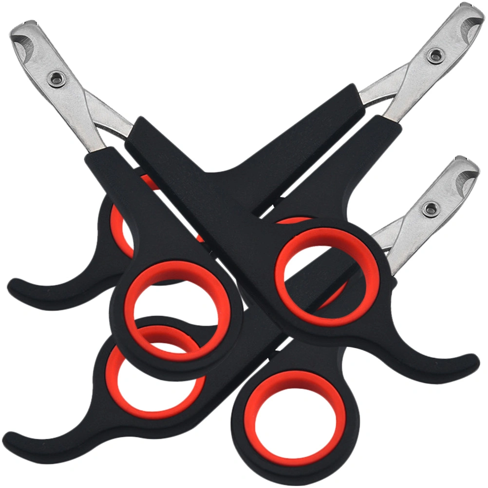3Pcs Portable Cat Clippers Ergonomic Dog Clippers Household Pet Clippers Dog Accessory