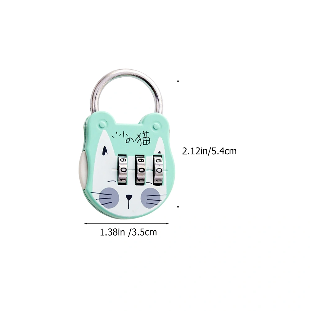 4Pcs Locker Locks Convenient Padlocks Multi-function Combination Locks Home Accessory