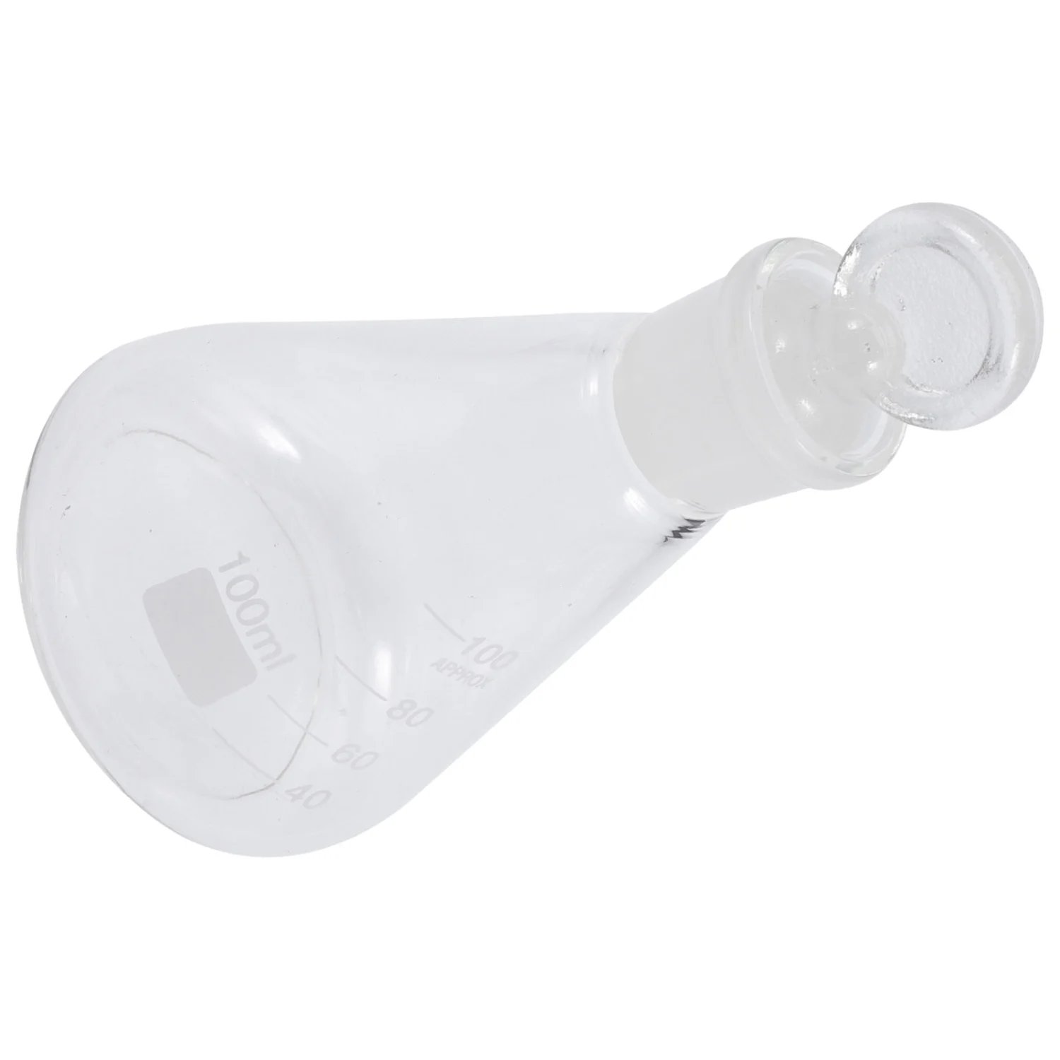Glass Flask Erlenmeyer Flask Chemistry Glassware Chemical Experiment Flask for Laboratory