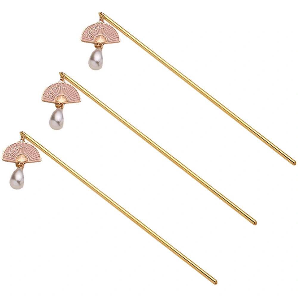 3pcs Chinese Hair Stick Vintage Hair Stick Bun Hair Pin Hair Accessories for Women