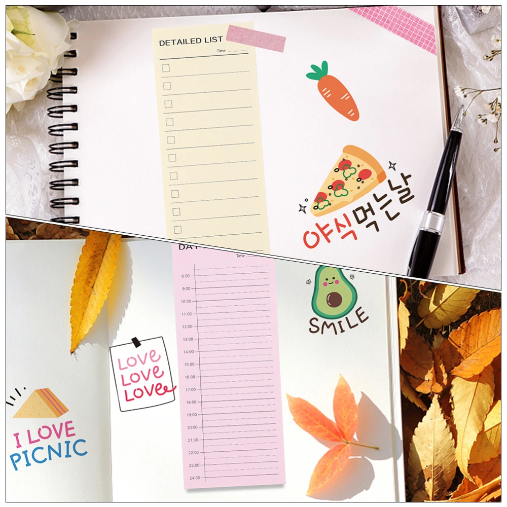 12 Books of Convenient Grocery Lists Multi-function Planning Pads Portable Planning Notepad