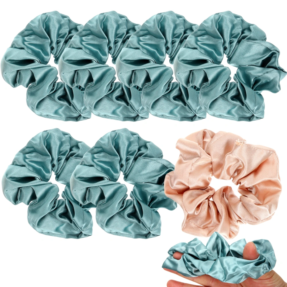 7Pcs Bridesmaid Scrunchies Hair Ties for Wedding Bachelorette Party Bridal Shower