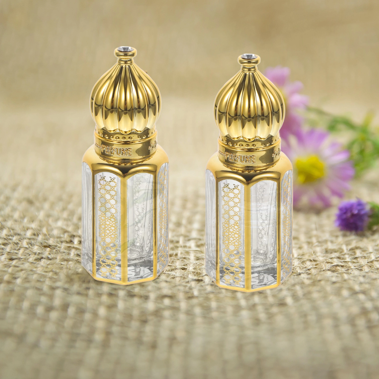 3Pcs Essential Oil Bottle Perfume Roller Bottles Essential Oil Dispensing Bottles Exquisite Roll On Bottles