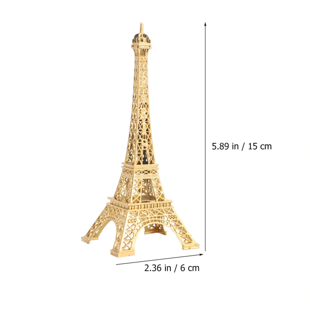 Vintage Eiffel Tower Model Iron Eiffel Tower Decoration Home Desktop Ornament