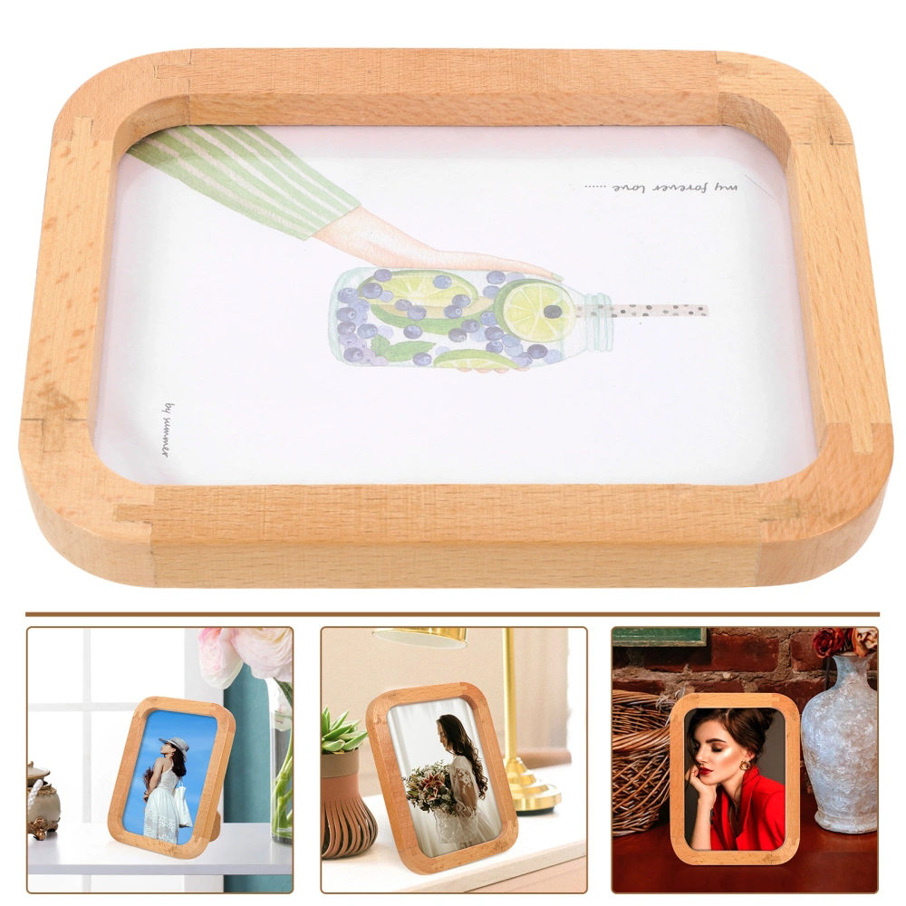 Desktop Standing Photo Frame Delicate Picture Photo Display Frame Home Decoration