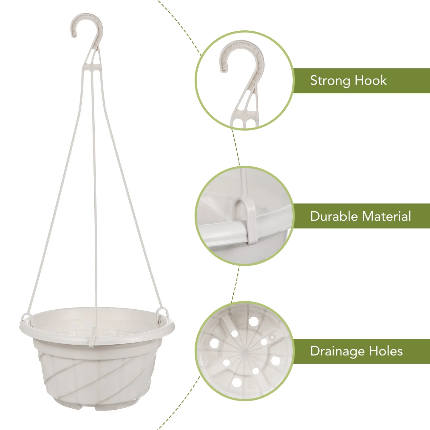 4pcs Window Planter Hanging Planter Hanging Pots Hanging Baskets for Plants Outdoor