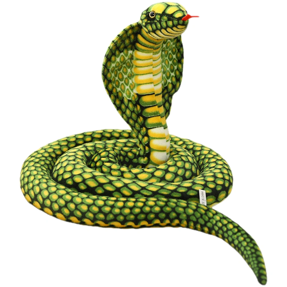 Adorable Stuffed Animal Wear-resistant Stuffed Toy Household Snake Toy Children Supply
