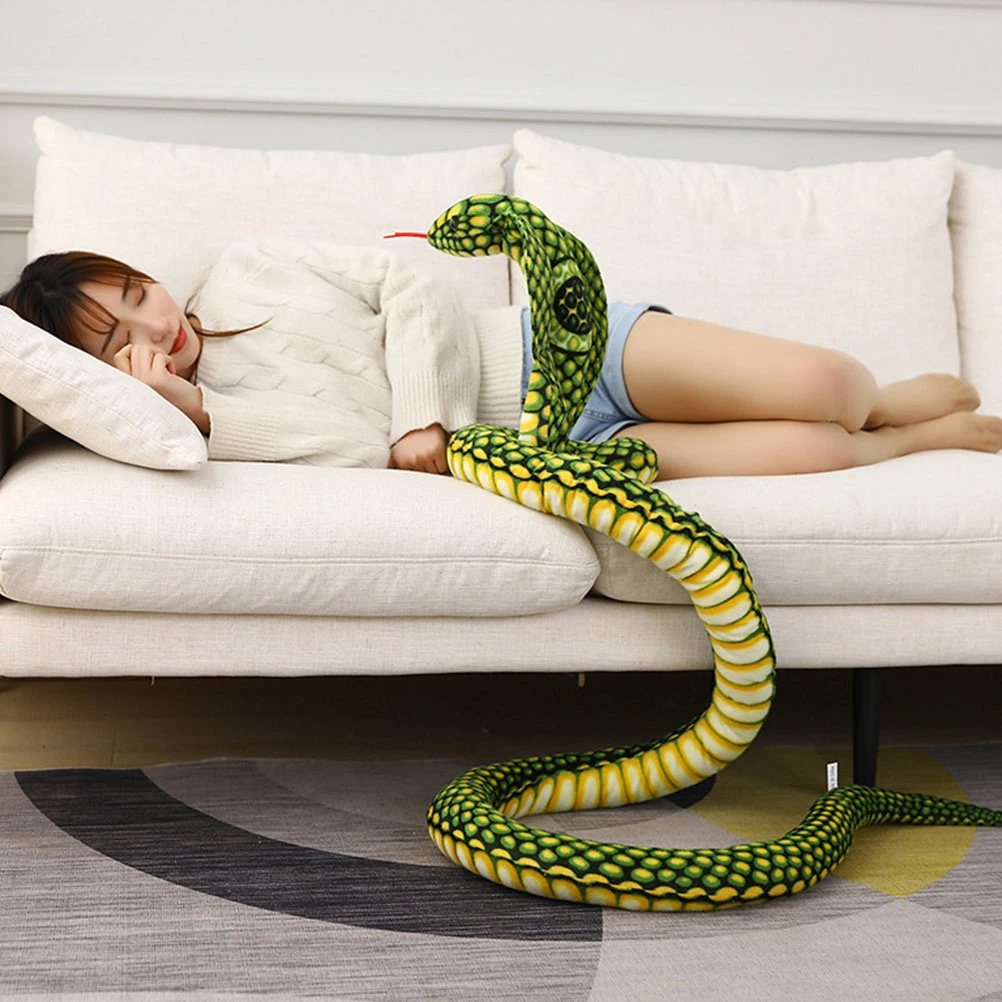 Adorable Stuffed Animal Wear-resistant Stuffed Toy Household Snake Toy Children Supply