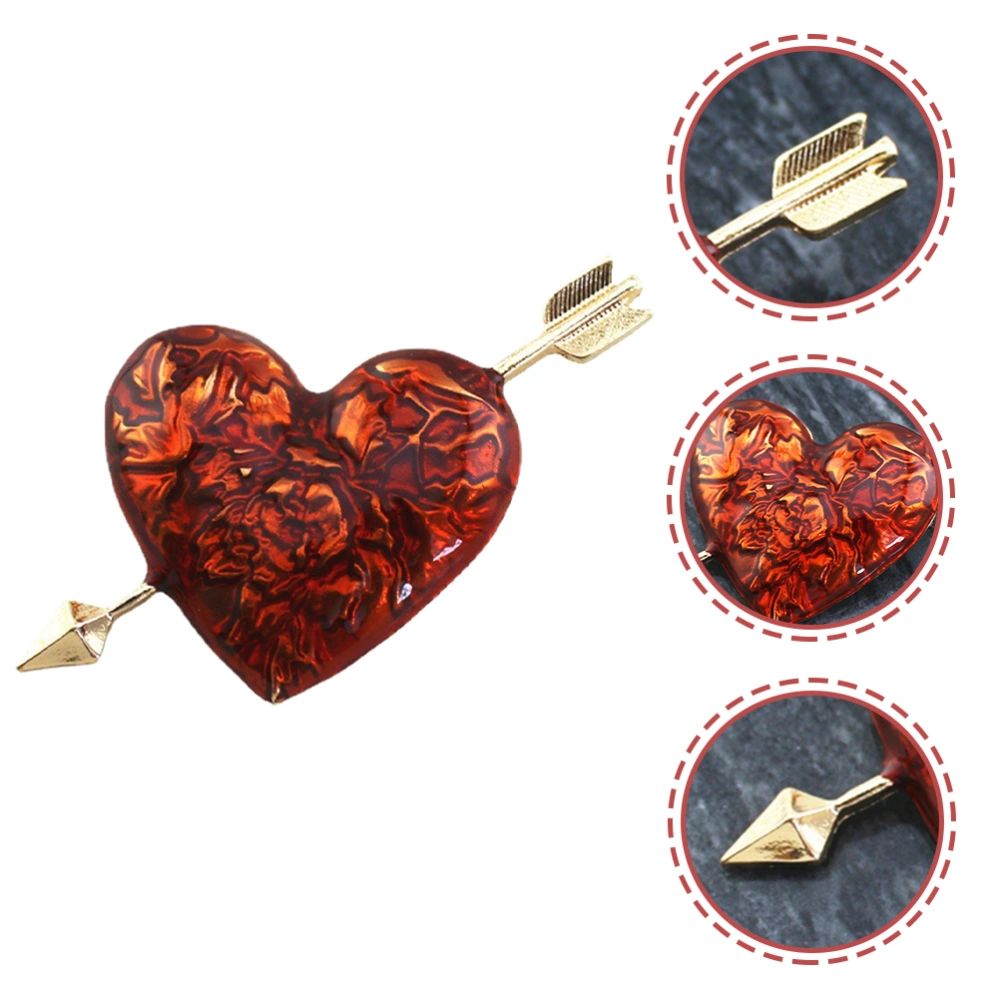 Alloy Brooch Cupid Brooch Pin Fashion Costume Jewelry Heart Brooch Pin for Women