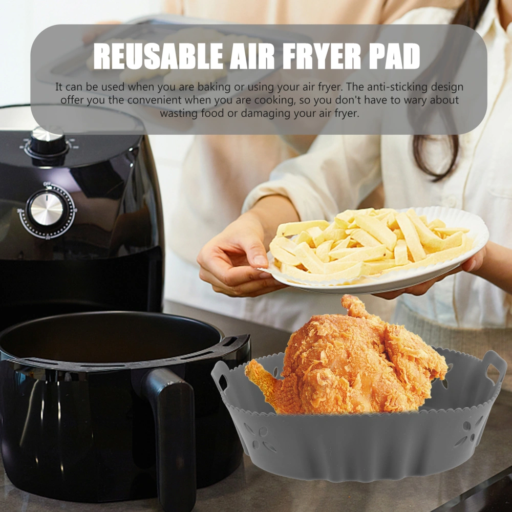 Air Fryer Liner Air Fryer Silicone Pot Reusable Air Fryer Bowl Nonstick Silicone Pot Air Fryer Baking Liner