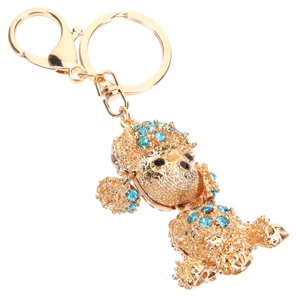 Poodle Keychain Dog Keychain Creative Keychain Backpack Charm Car Key Chain