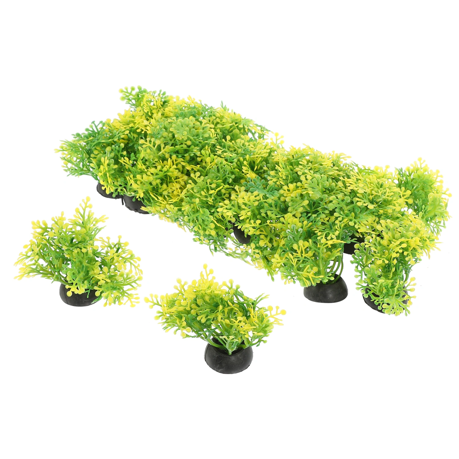 20Pcs Plastic Fish Tank Decor Fish Tank Fake Plants Small Fish Tank Decorations Betta Fish Tank Accessories