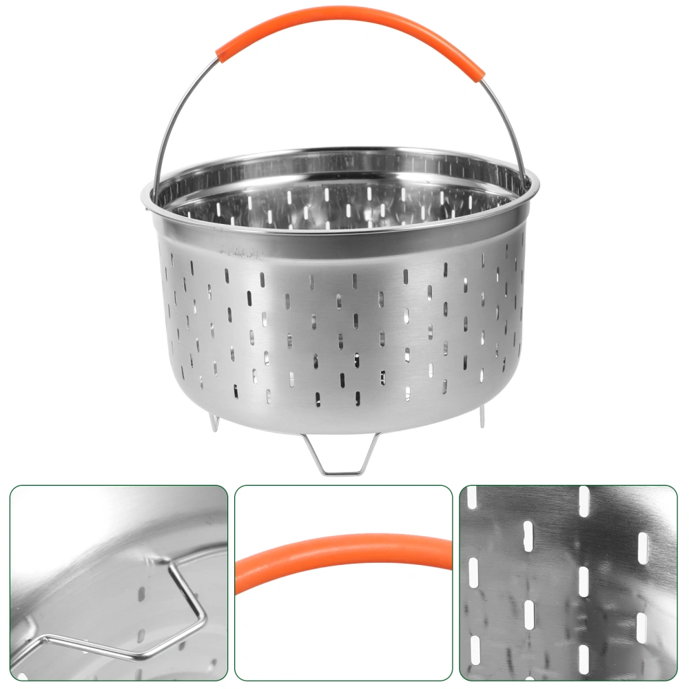 Rice Cooker Steaming Rack Metal Steamer Basket Handle Design Food Steamer Basket Kitchen Steamer