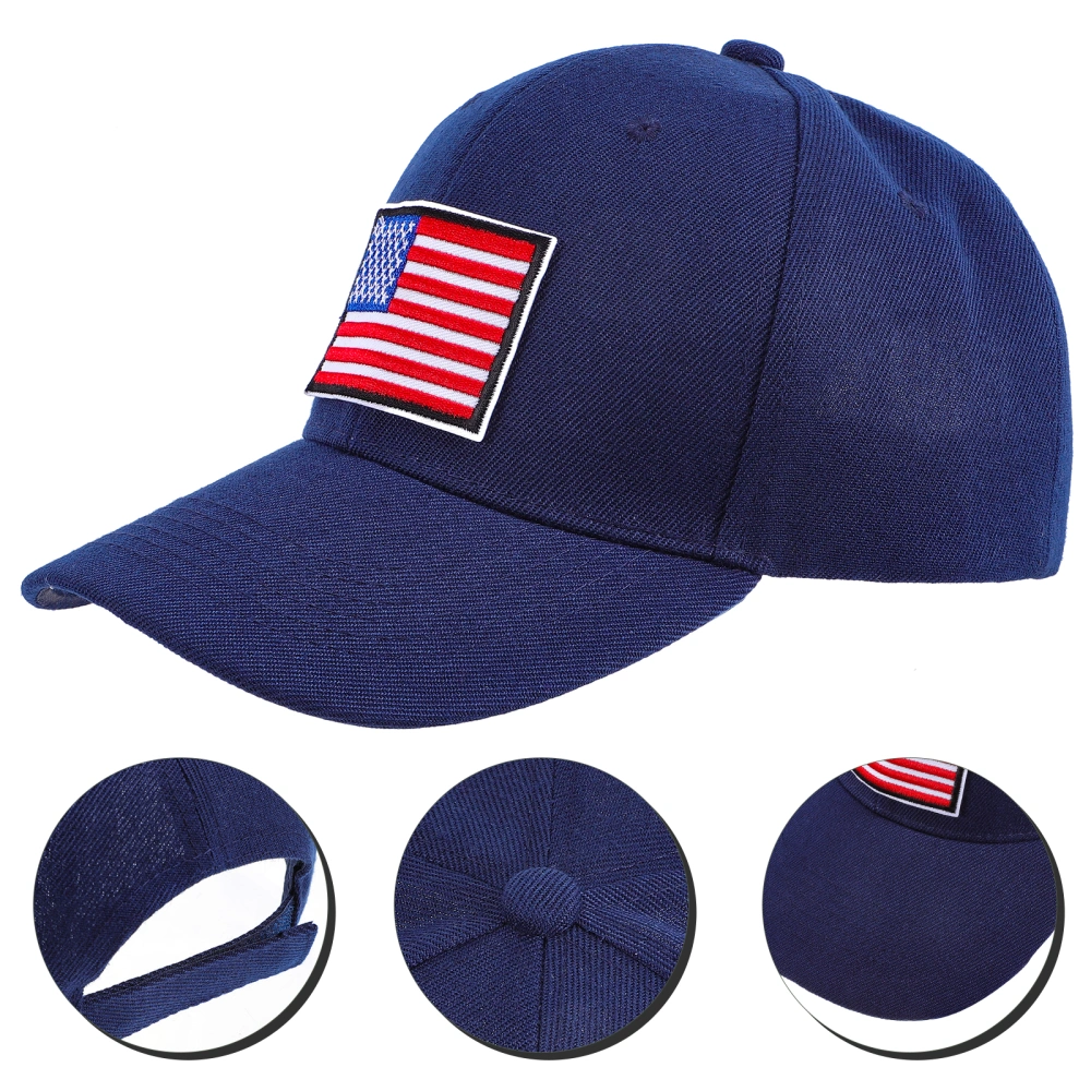 American Flag Embroidery Baseball Cap Independence Day Hat Cotton Women Men Baseball Hat