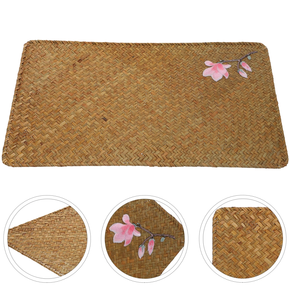 Rattan Woven Handmade Coaster Household Tea Set Pad Rustic Cup Mat Anti-scald Tea Pot Mat