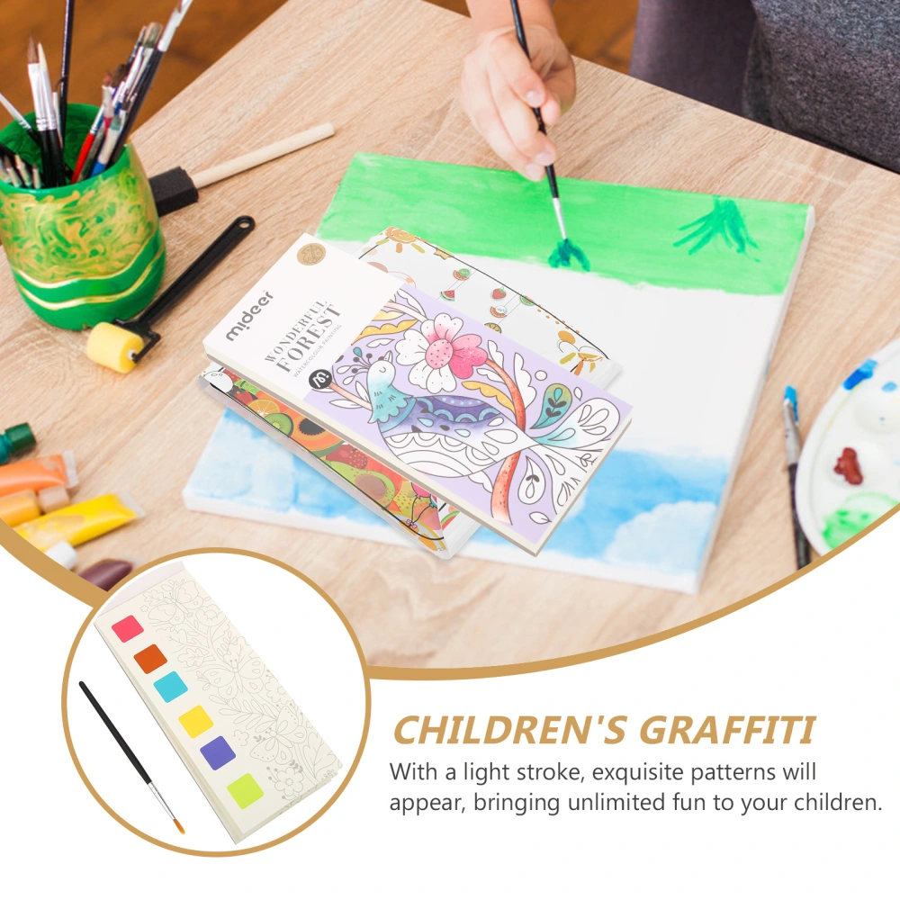 Coloring Book Children Graffiti Book Kids Early Educational Toy Painting Tool