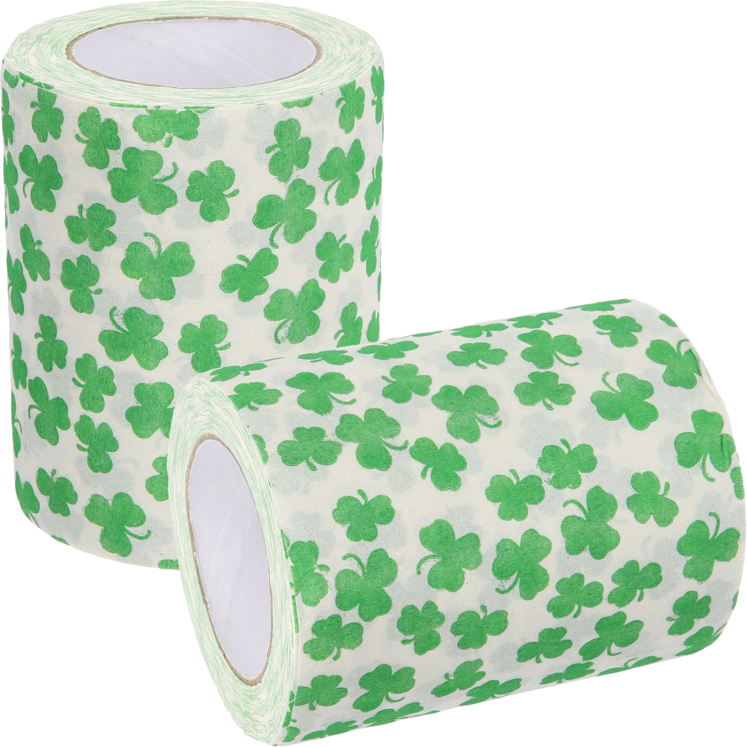 2 Rolls Clover Pattern Toilet Paper Roll Paper Tissue Paper Bathroom Toilet Paper Roll