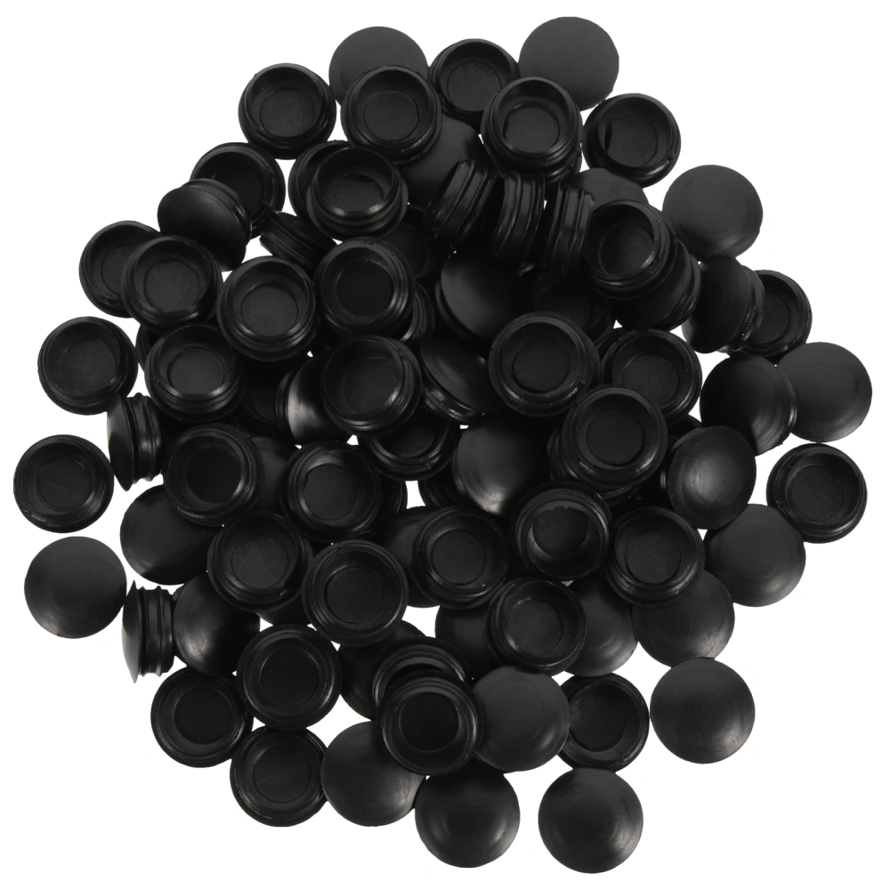 100pcs Furniture Hole Plugs Decorative Button Hole Caps Small Cupboard Hole Covers