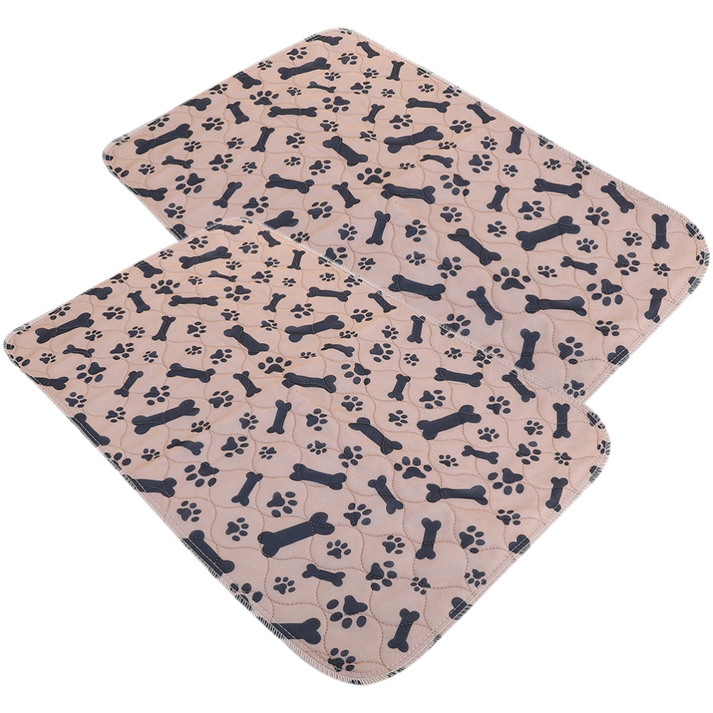 2Pcs Dog Urine Mat Washable Dog Pee Mat Pet Pad Washable Dog Pee Pad Small Pets Pee Pad