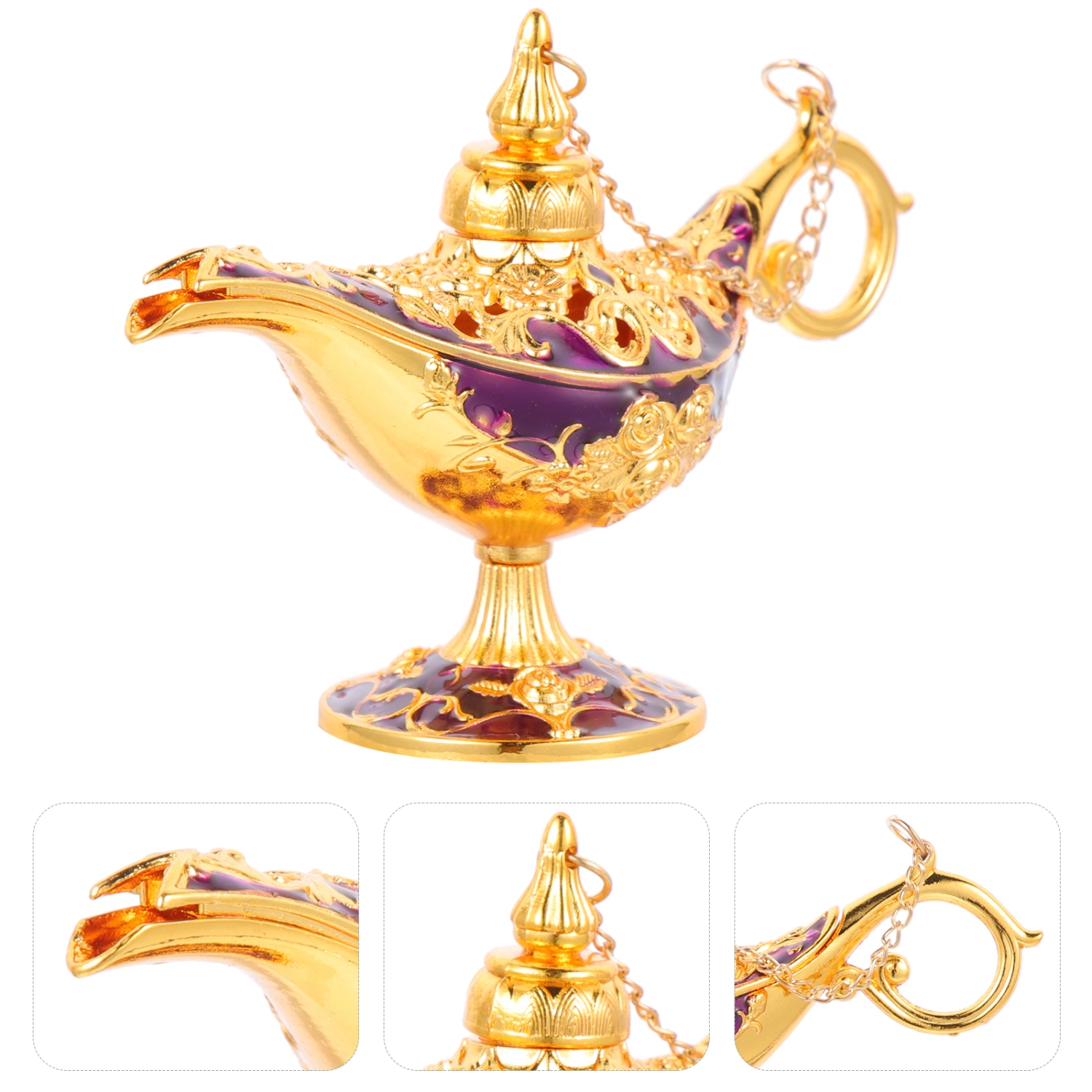 Delicate Wishing Lamp Ornament Banquet Wishing Lamp Handle Lamp Adornment