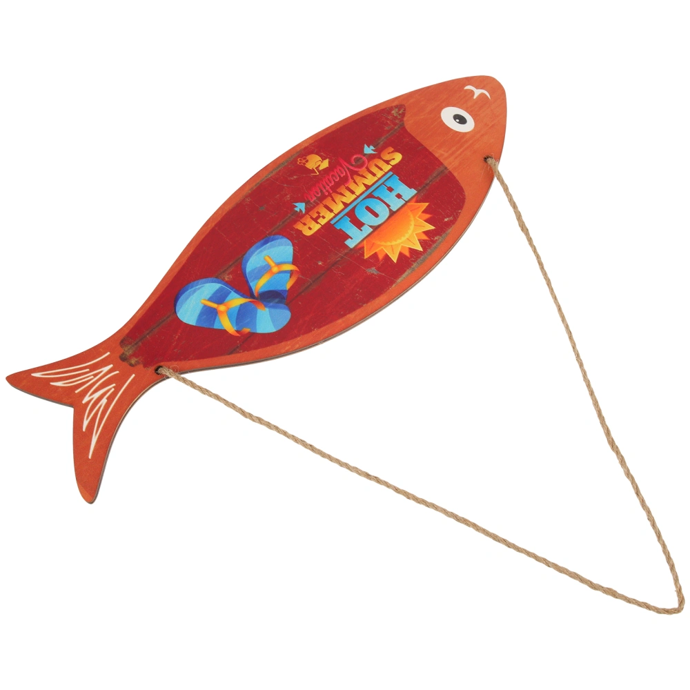 Suspending Wall Decor Household Fish Decor Hawaii Party Fish Ornament Home Accessory