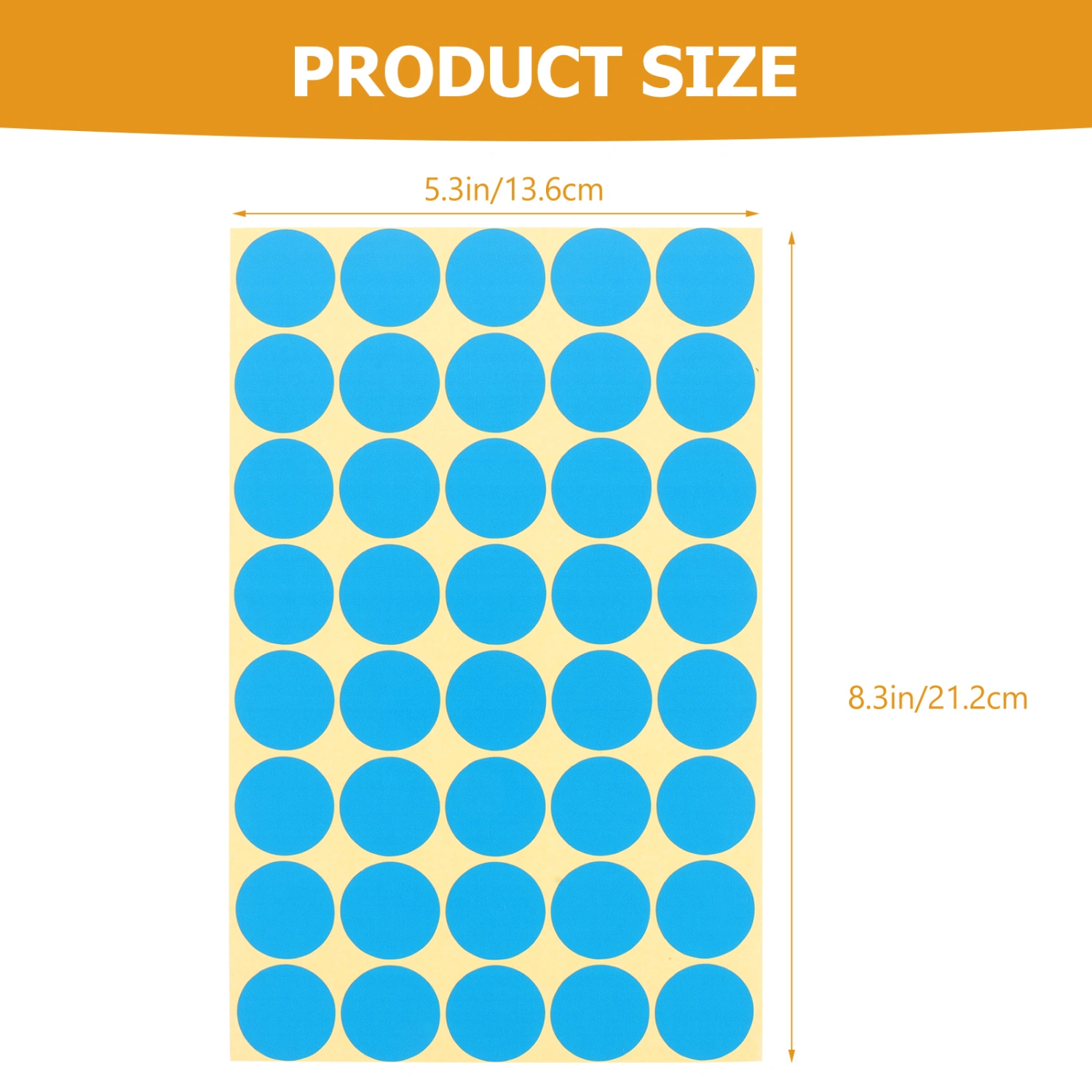 20 Sheets of Multifunction Dot Decals Round Label Sticker Round Classification Stickers Label Sticker
