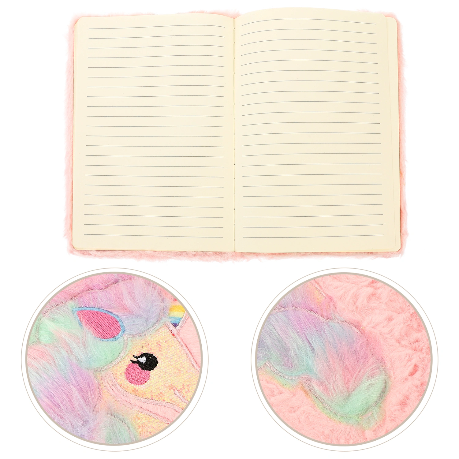Adorable Plush Notebook Cartoon Unicorn Notebook Cartoon Unicorn Notebook Children Diary