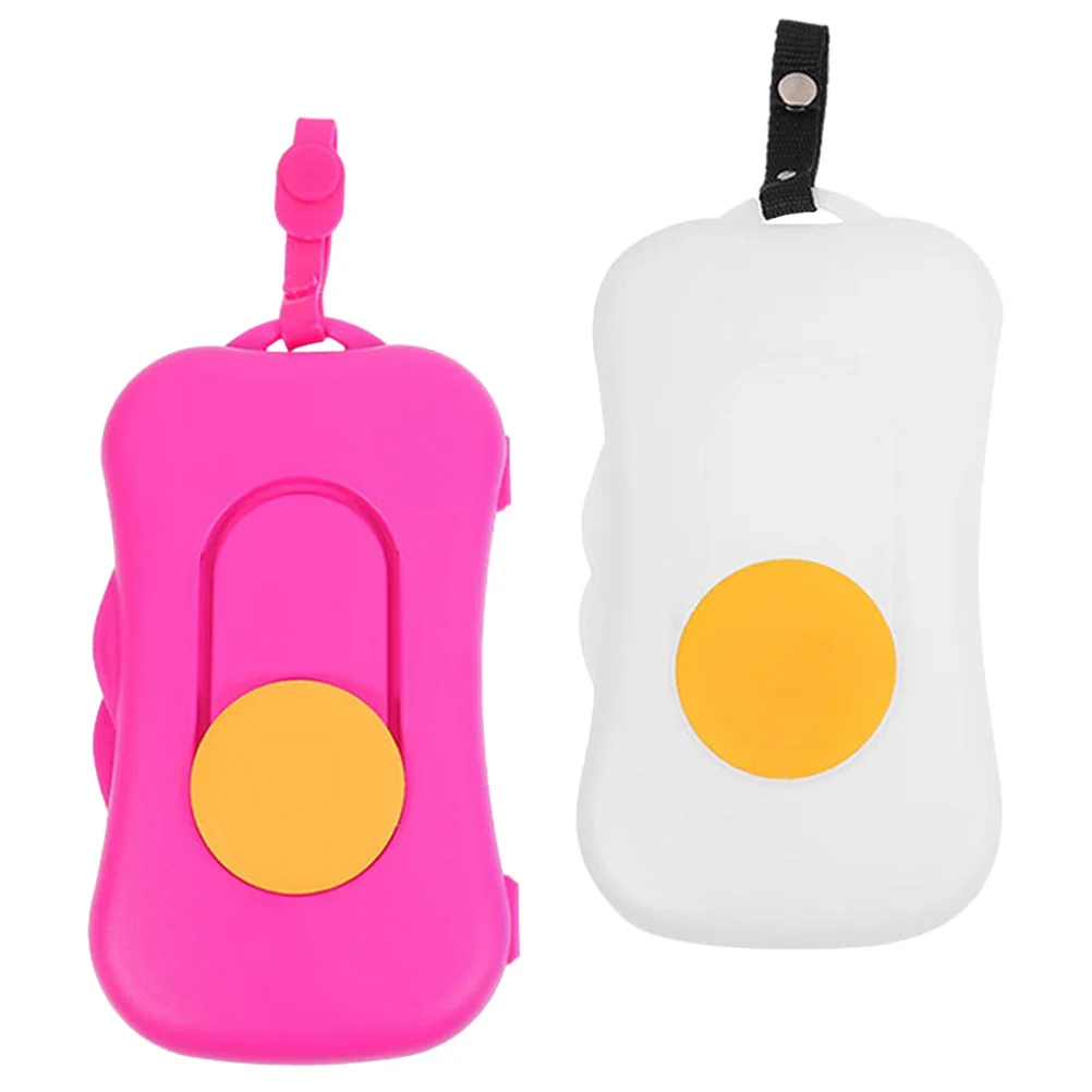 2pcs Outdoor Tissue Dispenser Portable Wet Wipe Container Baby Wipe Dispenser