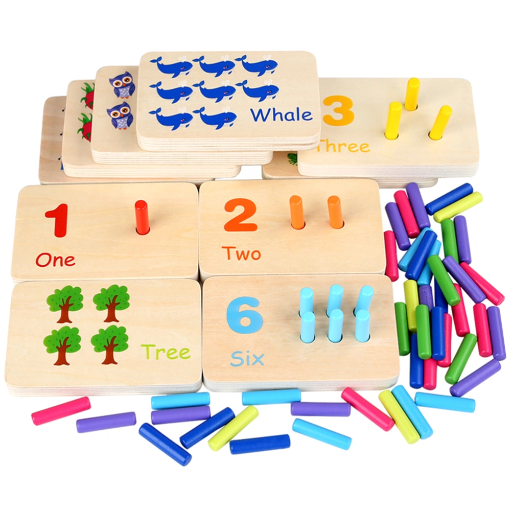 1 Set of Logical Thinking Sensory Toy Wooden Montessori Toy Interesting Children Toy