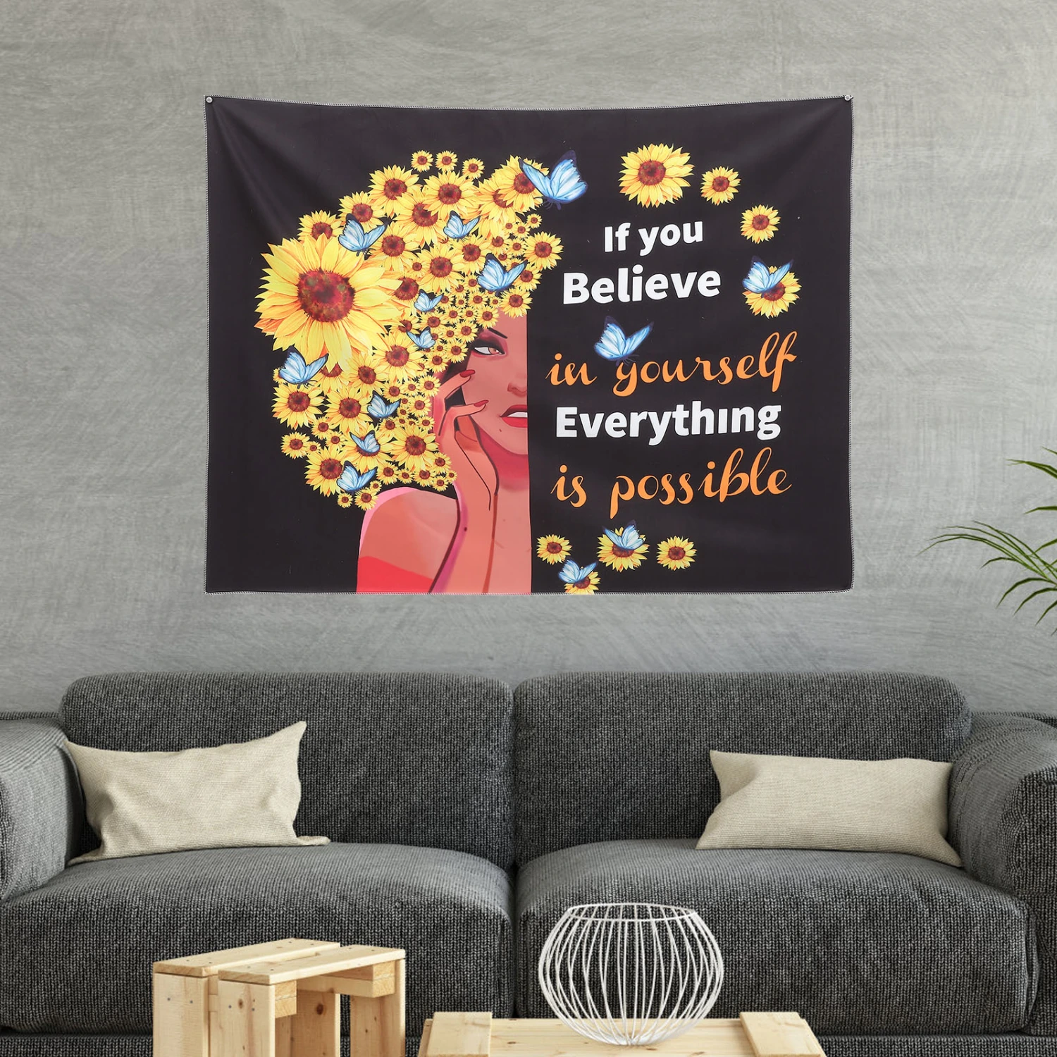 Bohemian Tapestry Decorative Tapestry Bedroom Living Room Dorm Hanging Tapestry