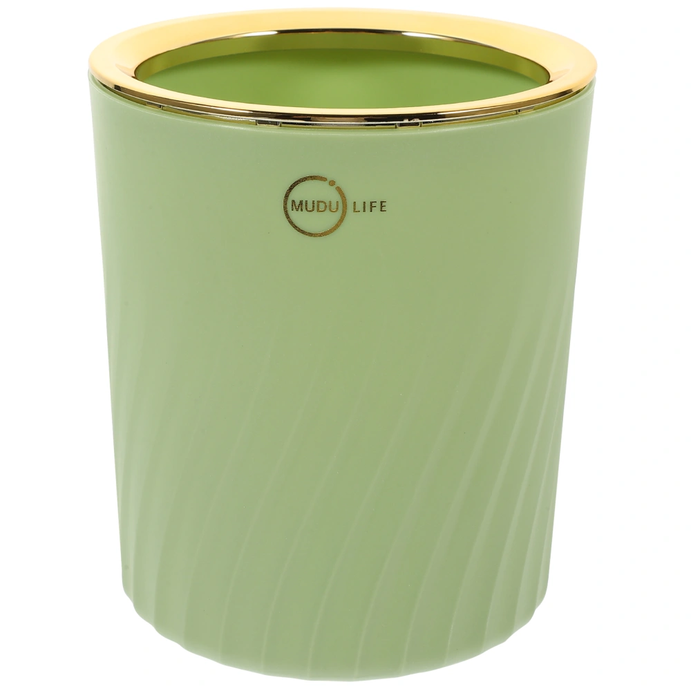 Pressing Garbage Can Convenient Trash Bin Small Rubbish Bin Home Wastebasket for Office