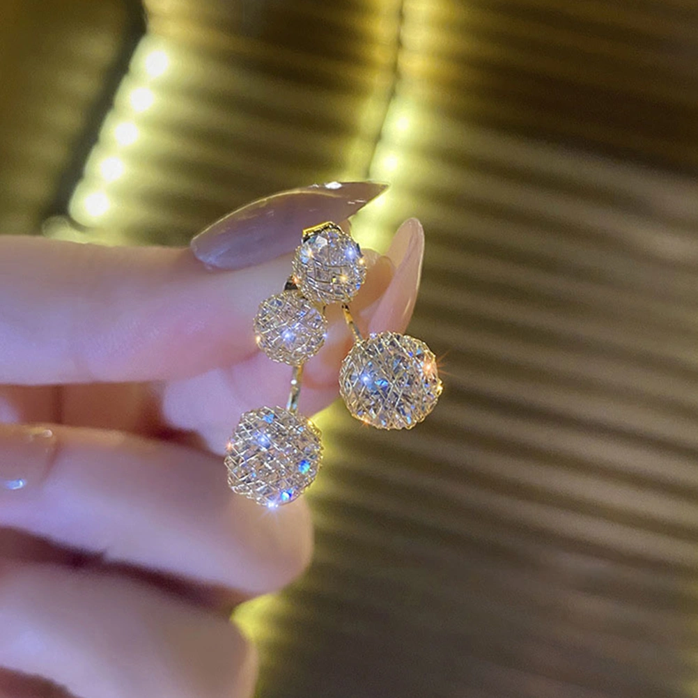 1 Pair Tiny Zircon Stud Earrings Ear Piercing Jewelry Crystal Earrings Rhinestones Earrings