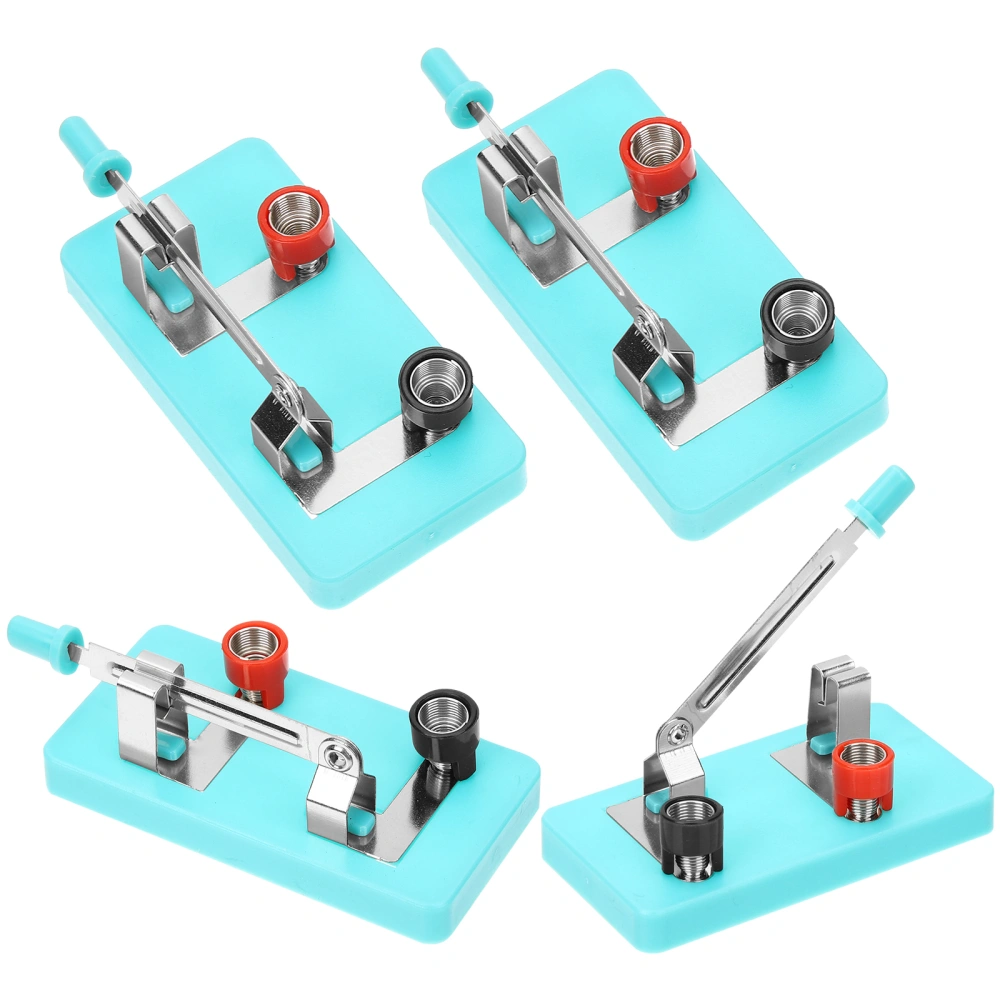 4pcs Single Throw Switch Single Pole Switch Physics Electrical Experiment Teaching Aids