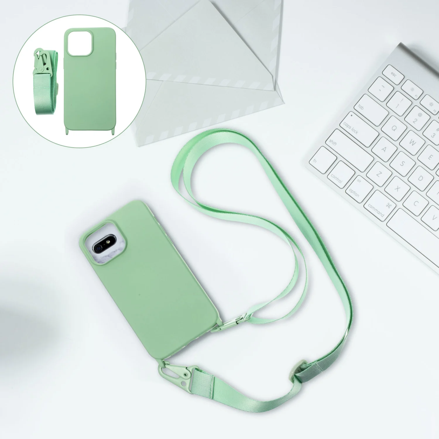 Cellphone Protector Protective Phone Case With  Crossbody Lanyard Compatible With Iphone 14 Pro Max