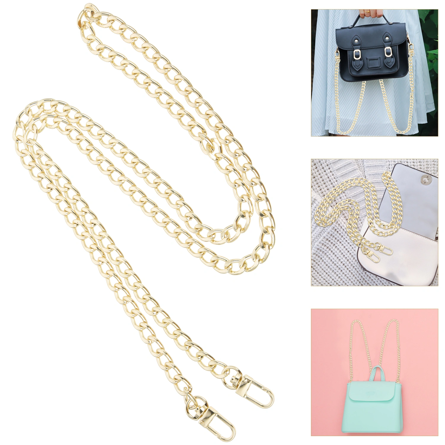 Handbag Chain Crossbody Chain Strap Belt Chain Long Cross Body Bag Chain